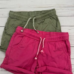 Stylish Pink and Green Girl’s Shorts